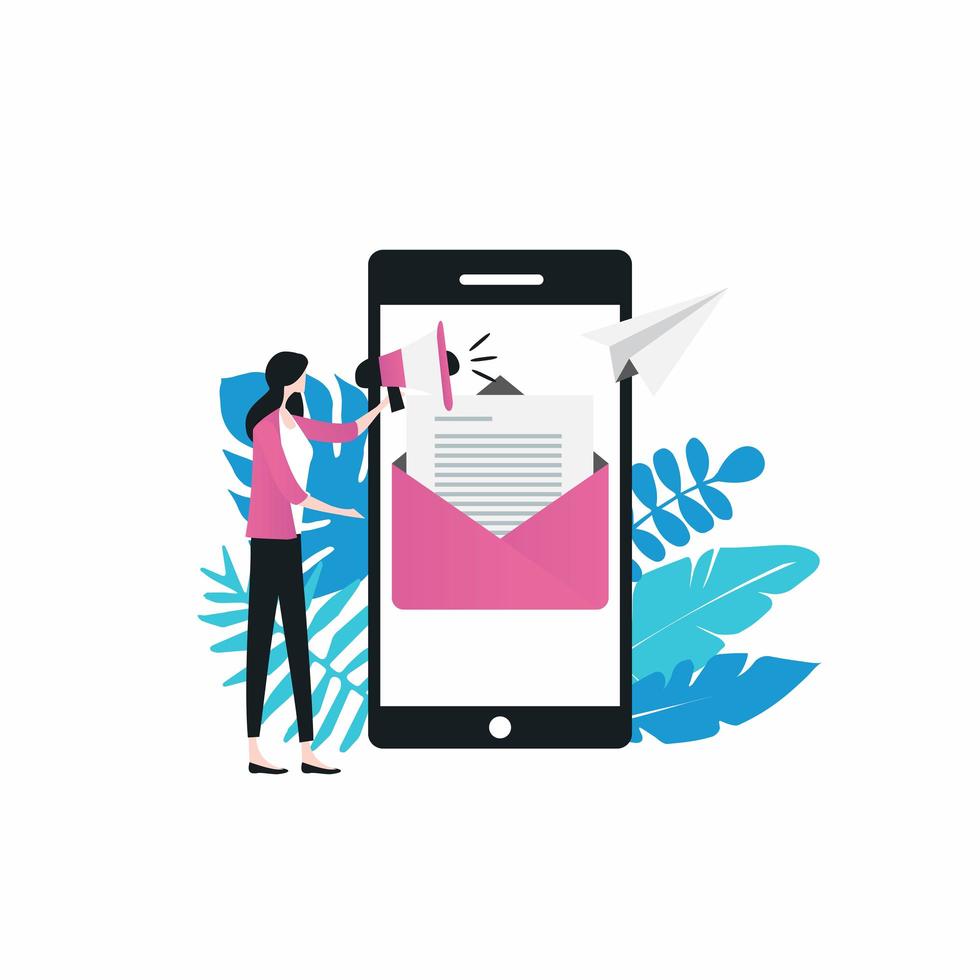 Online news, newspaper, news website flat vector illustration. News update, news article, internet newspaper, digital content, electronic media services for web banner and apps