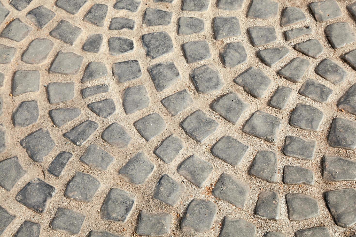 diseño de pavimento de piedra foto