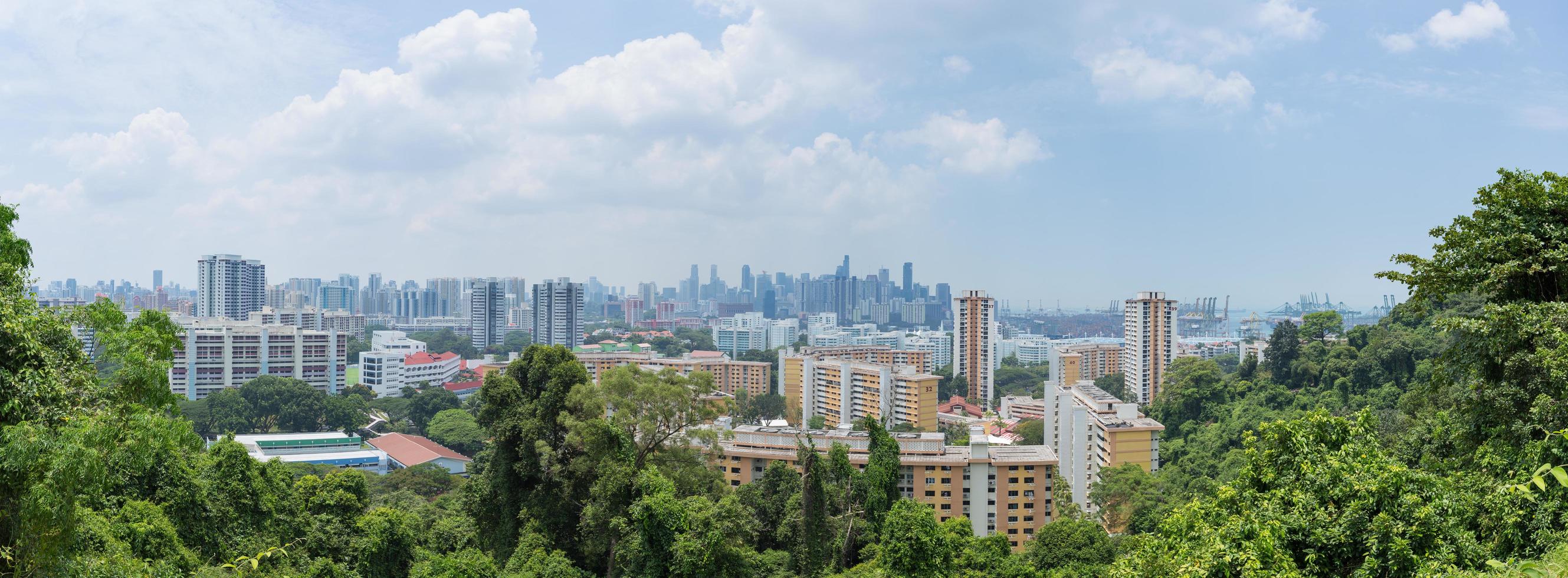 High-rise buildings in Singapore photo