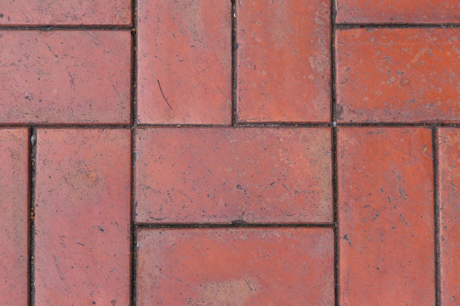 Red floor tiles photo