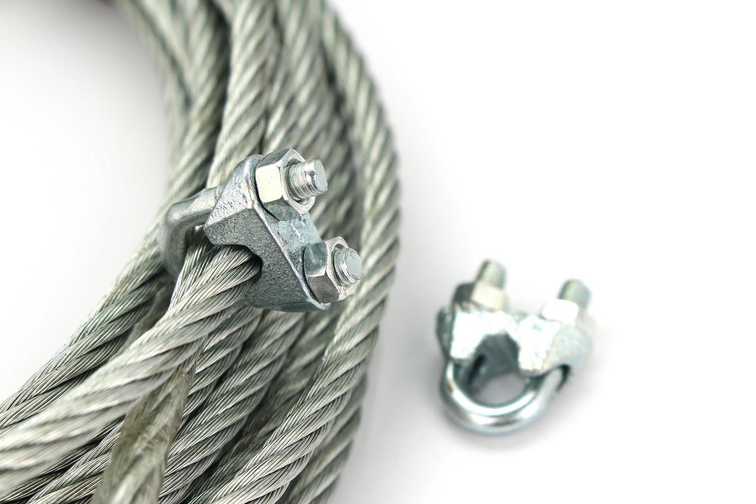 Wire rope with a lock photo