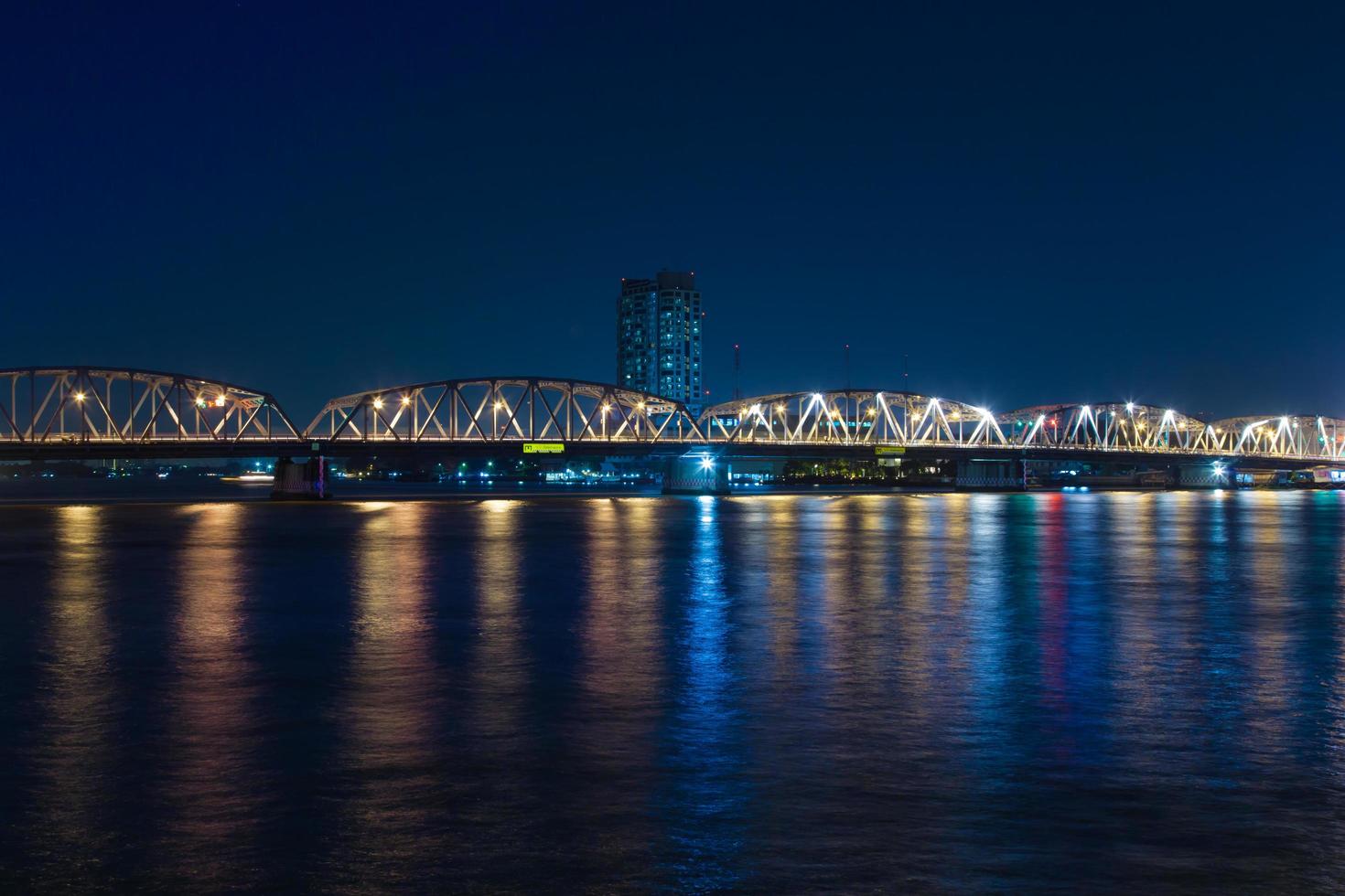 Bridge at night photo