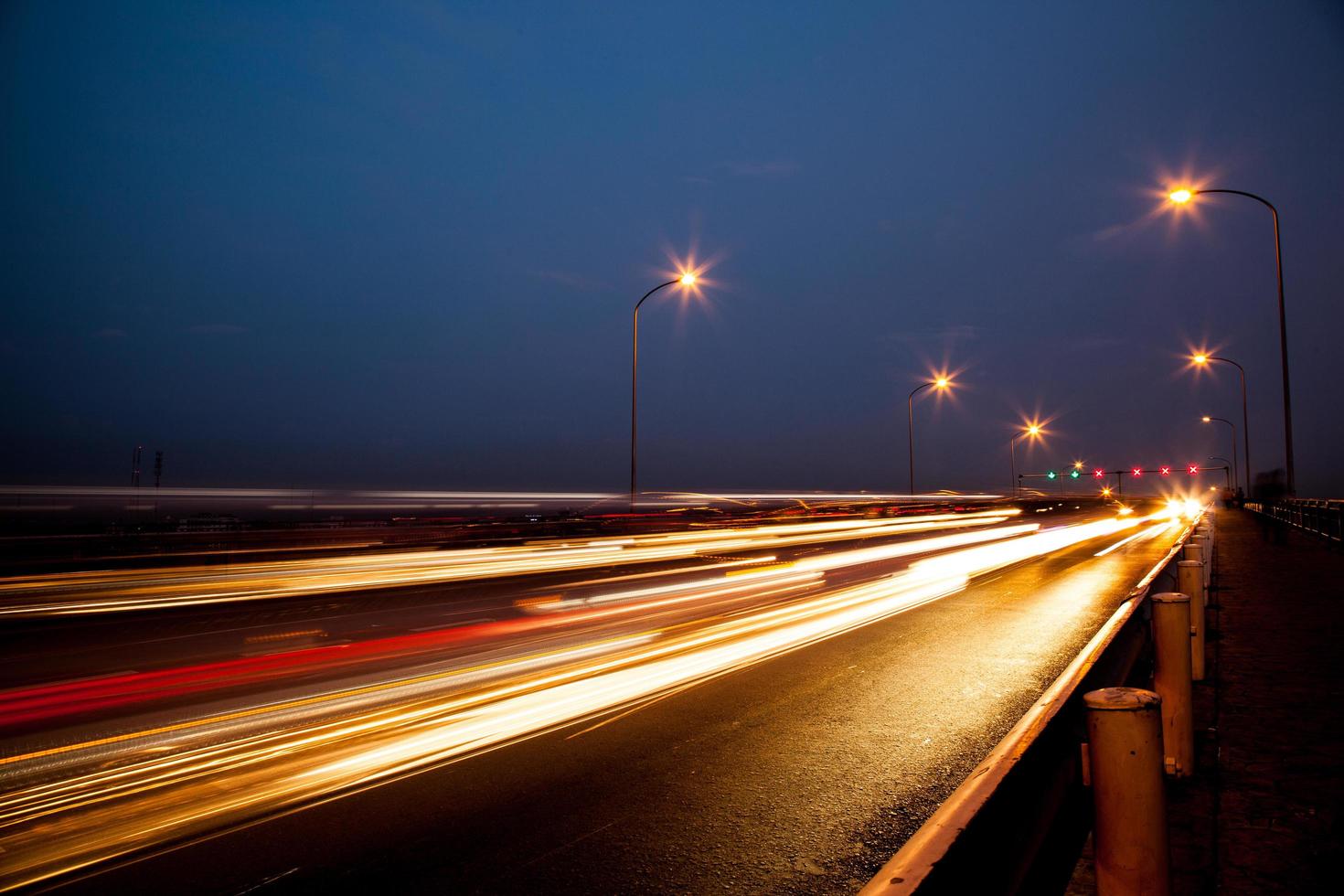 Streets at night photo