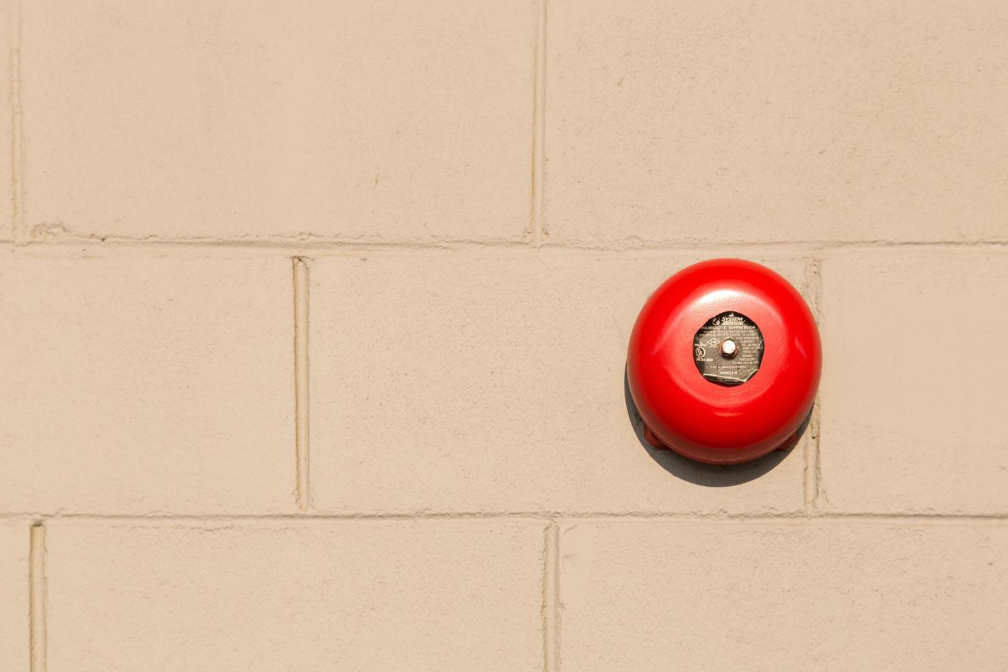 alarmas rojas en la pared foto