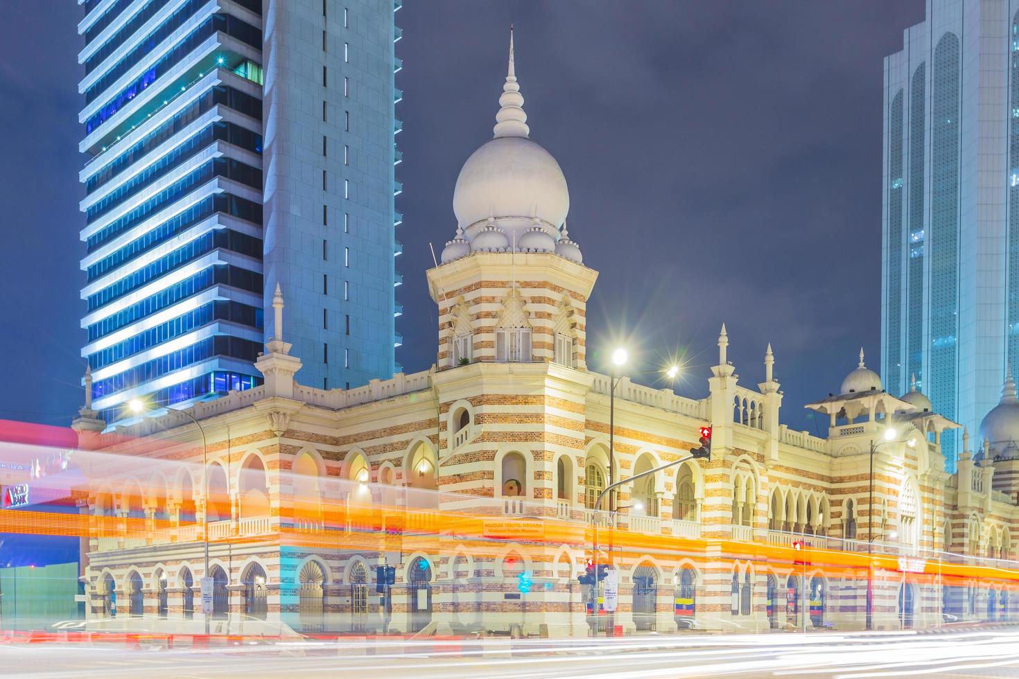 Museum in Kuala Lumpur at night photo