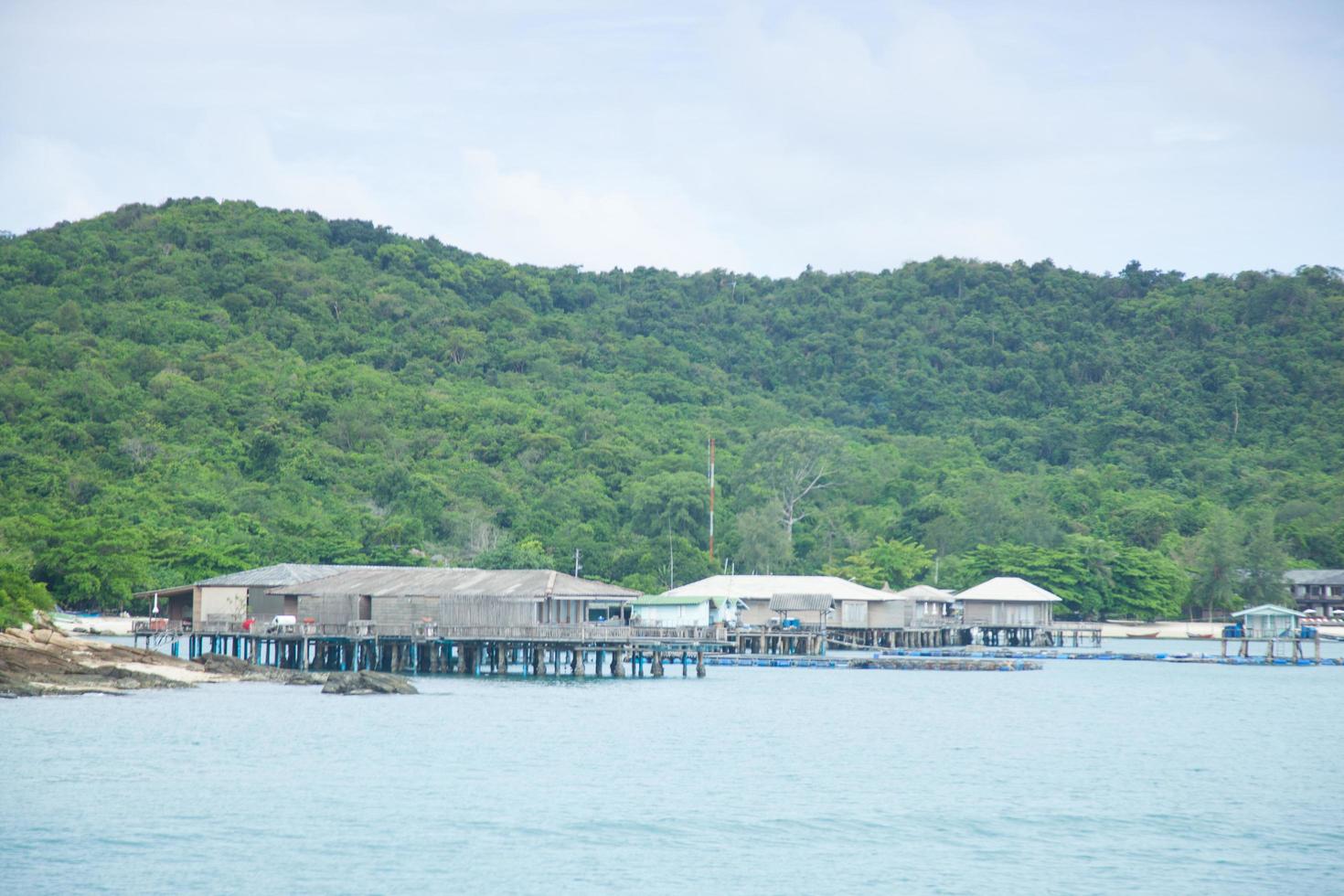 Resort by the sea in Thailand photo