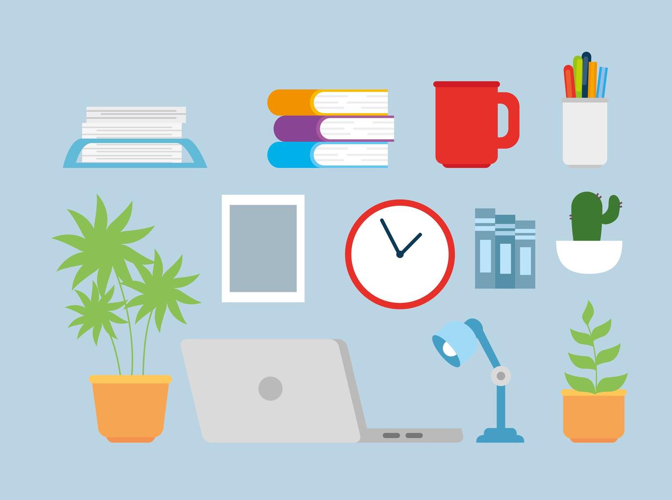 office icon set vector