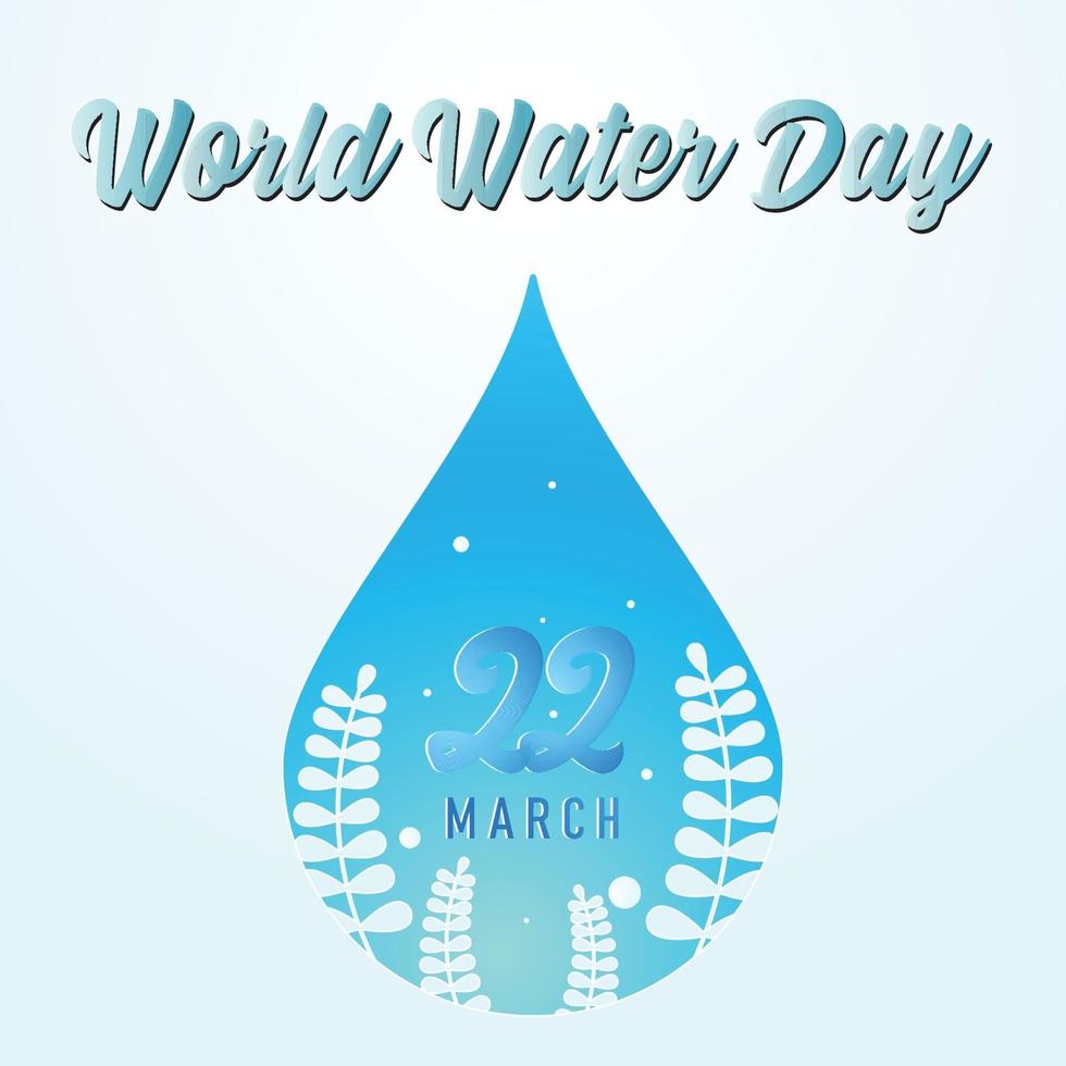 world water day design vector
