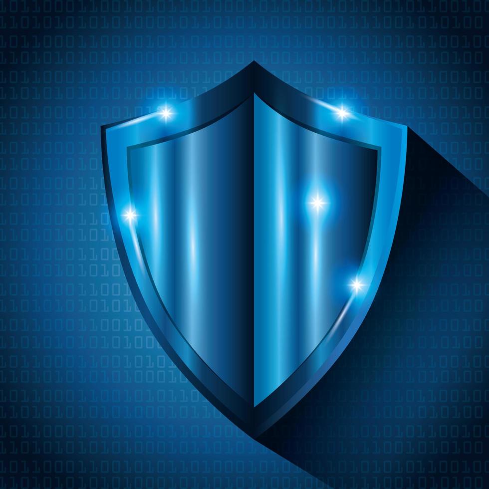 protective shield campaign background vector