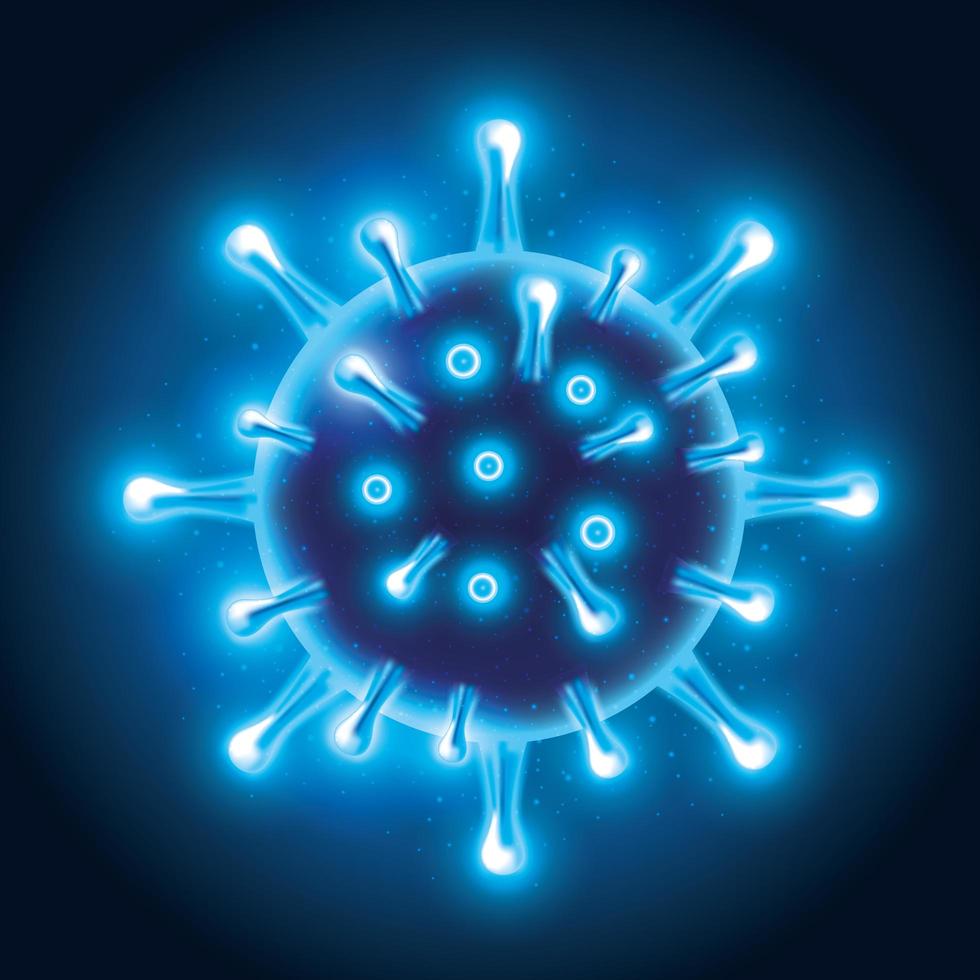 Coronavirus campaign background vector