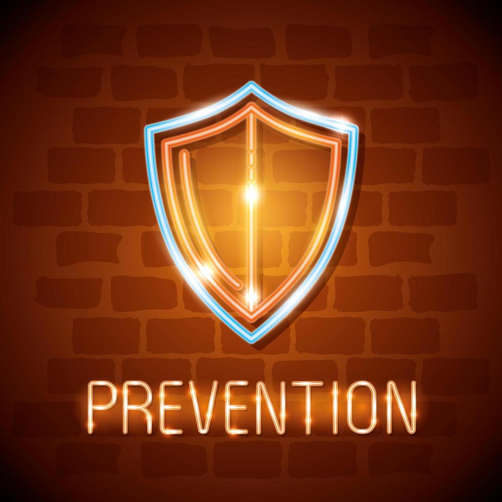 protective shield campaign background vector