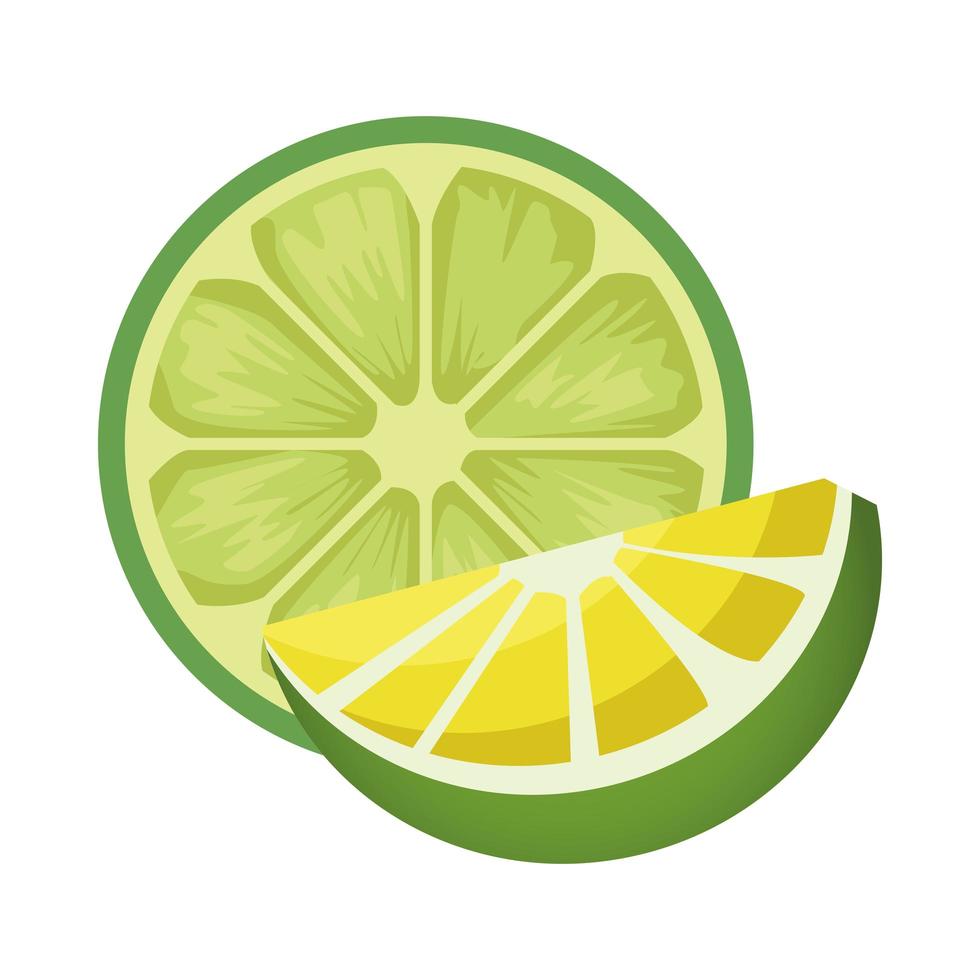 icono de cítricos de limón fresco vector