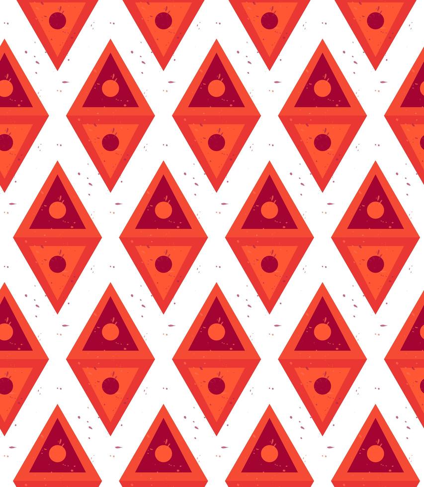 Grunge colorful geometric seamless pattern vector