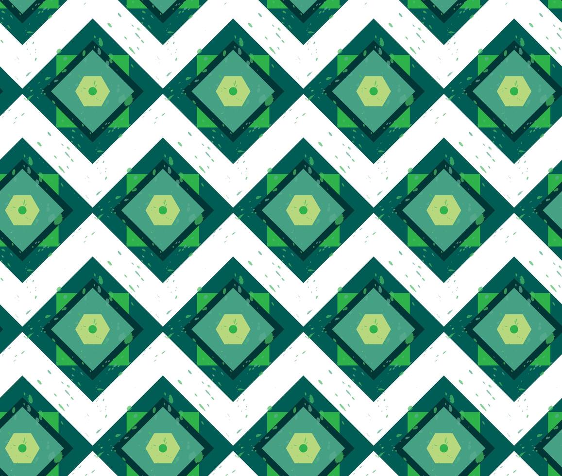 Grunge colorful geometric seamless pattern vector
