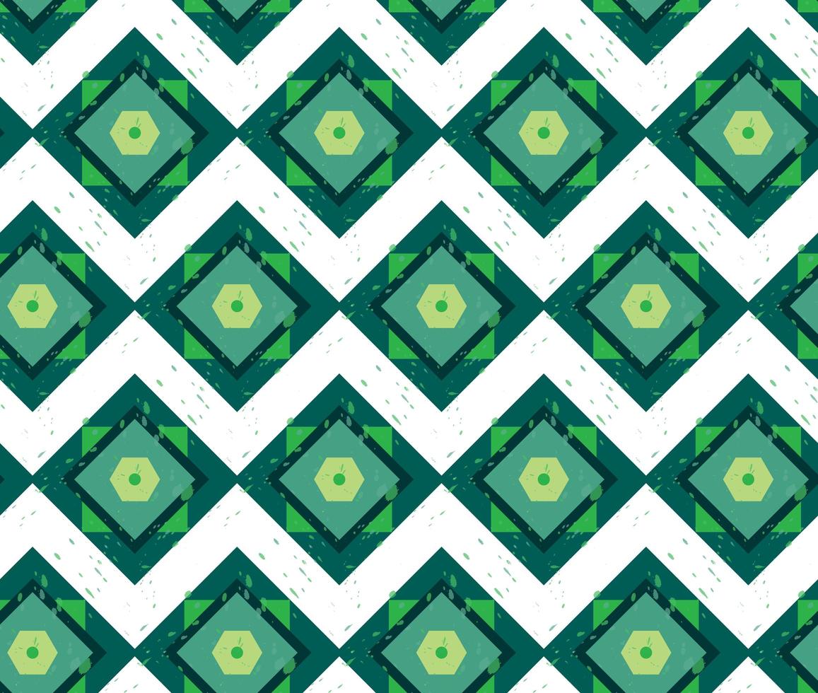 Grunge colorful geometric seamless pattern vector