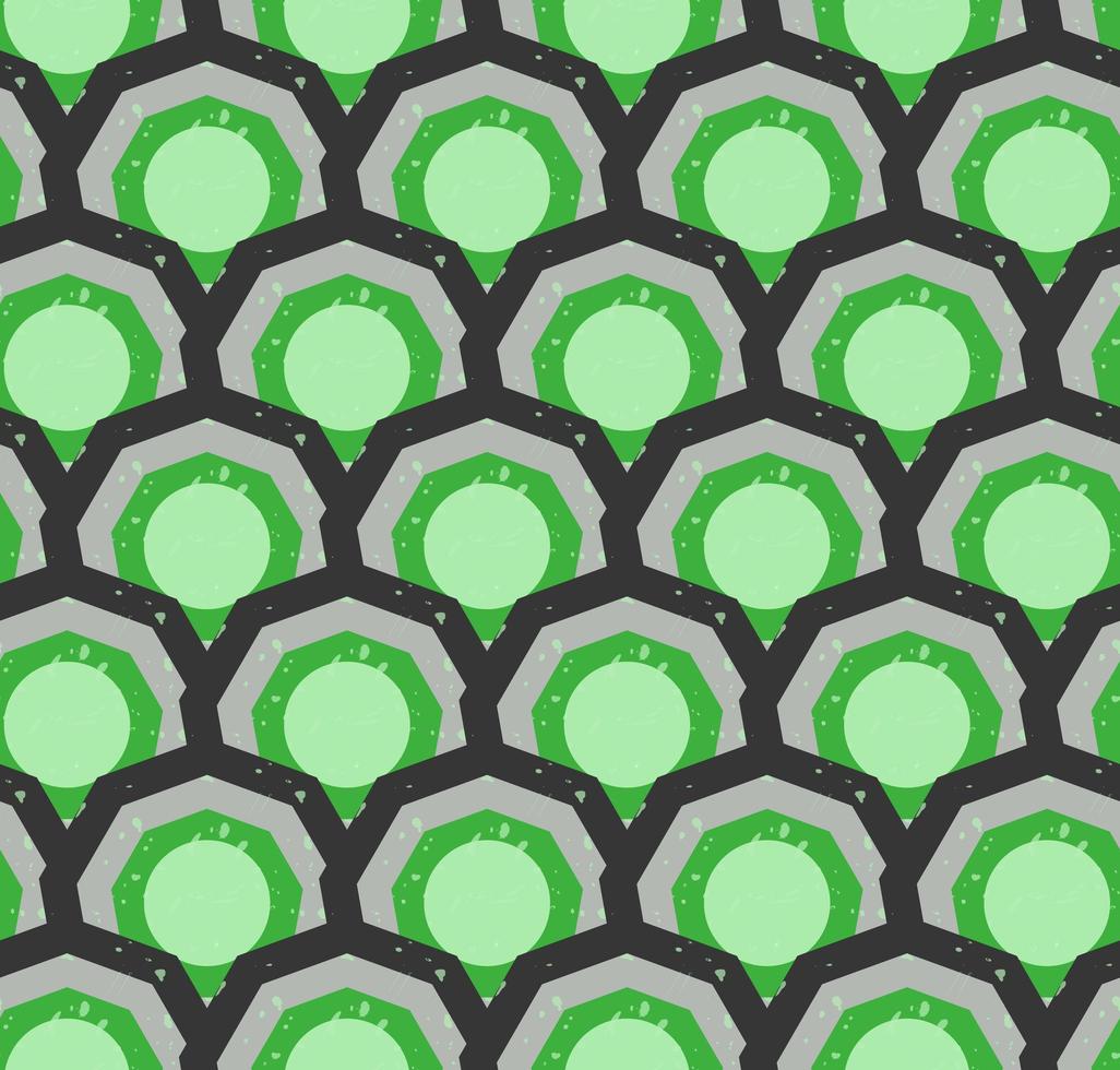 Grunge colorful geometric seamless pattern vector