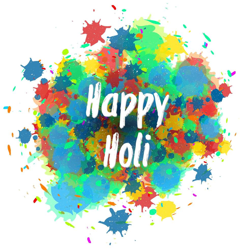 Happy Holi Festival vector