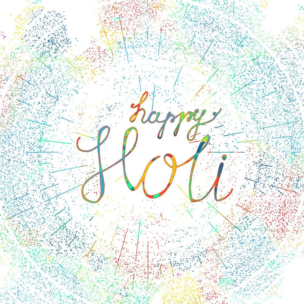 Happy Holi Festival vector