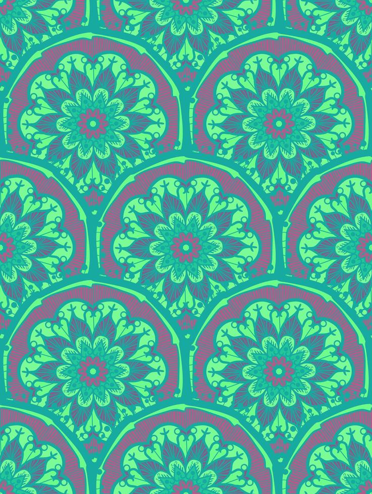 Mandala Seamless Pattern vector