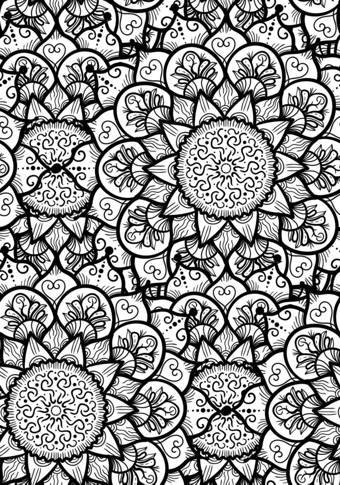 Mandala Seamless Pattern vector