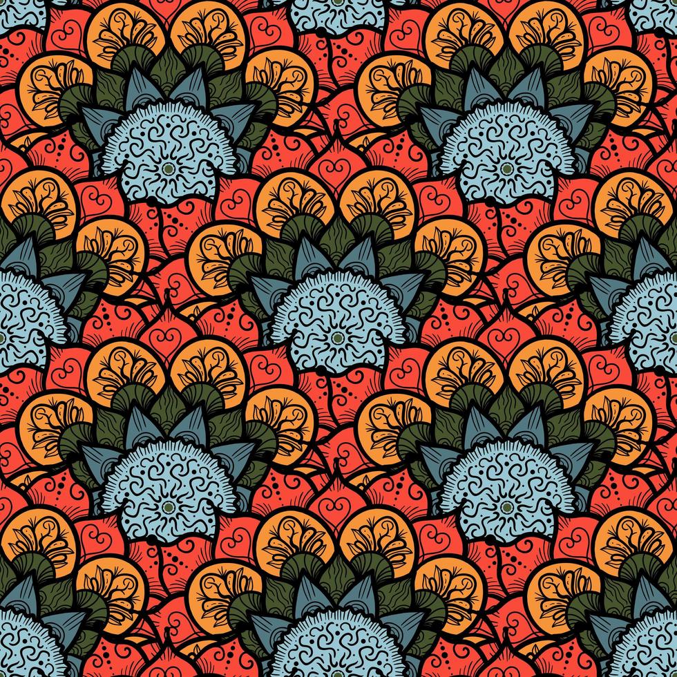 Mandala Seamless Pattern vector