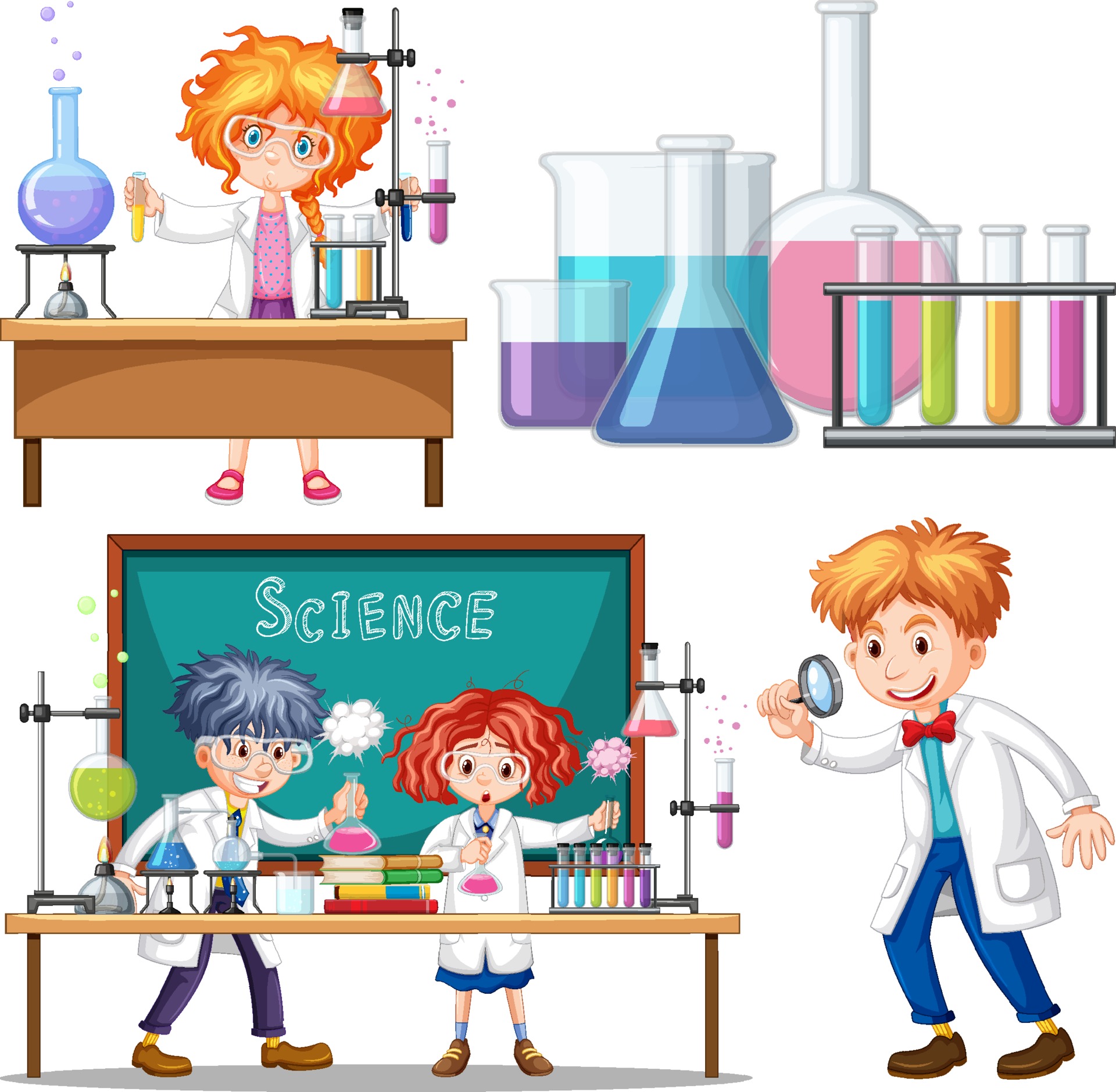 School Laboratory Vector Art, Icons, and Graphics for Free Download