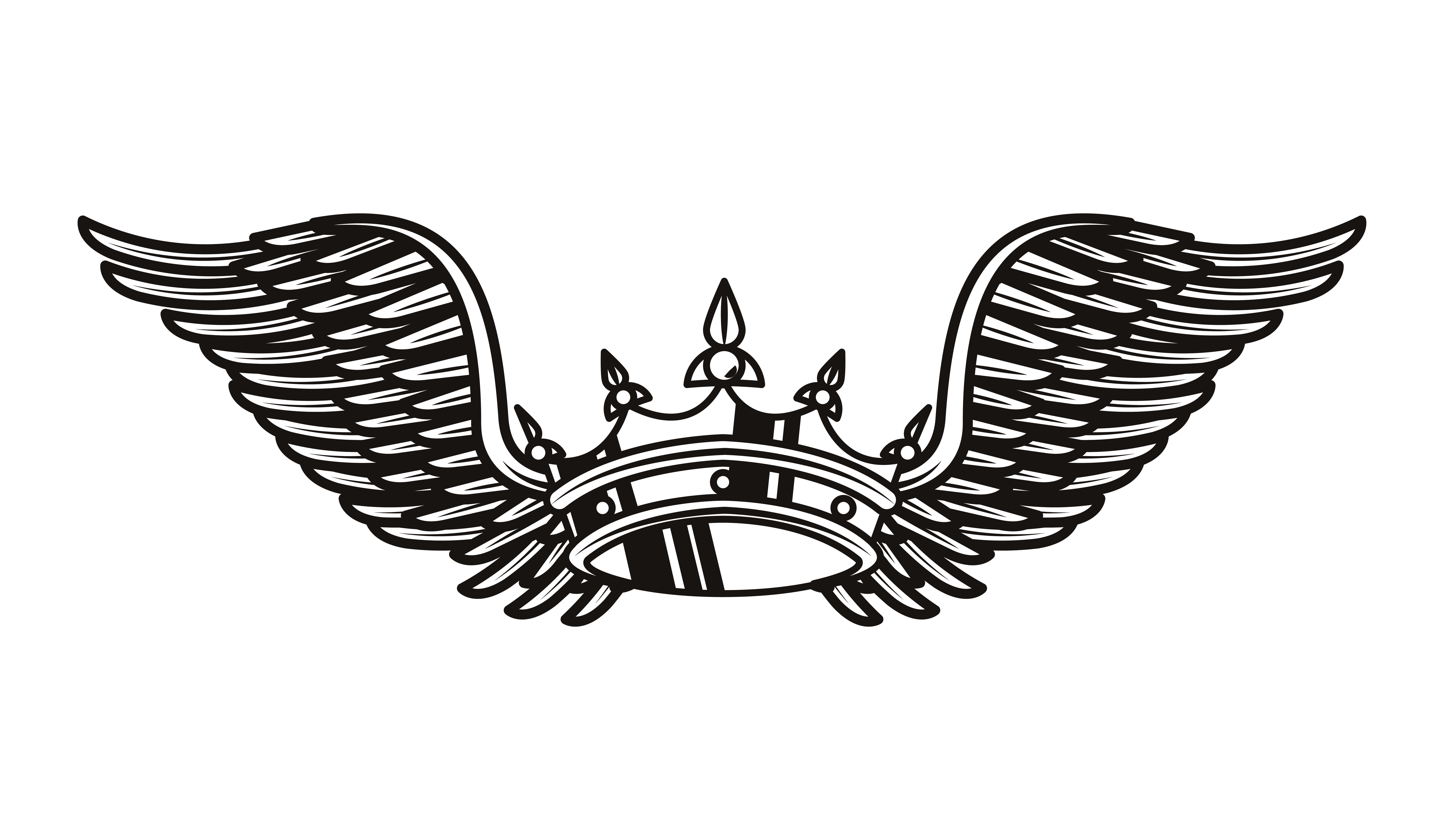 royal crown with wings, tattoo icon 1999168 Vector Art at Vecteezy royal crown with wings, tattoo icon 1999168 Vector Art at Vecteezy
