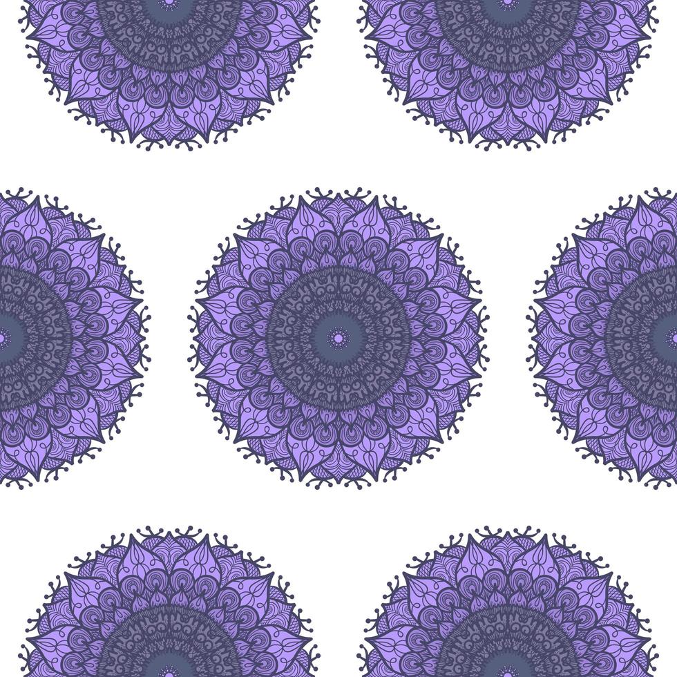 Mandala Seamless Pattern vector