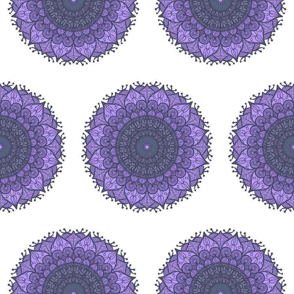 Mandala Seamless Pattern vector