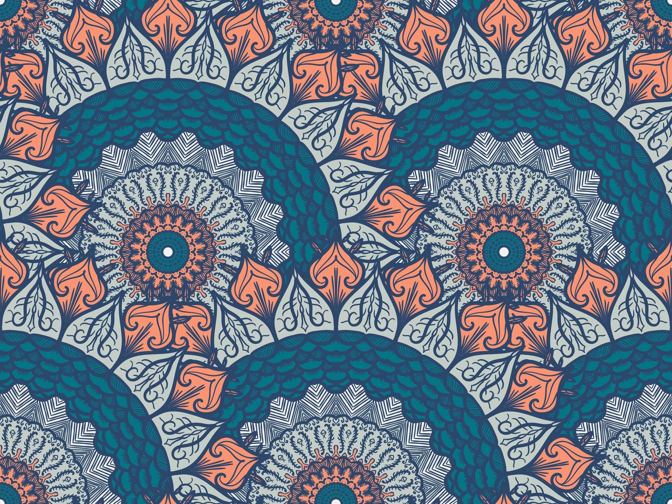 Mandala Seamless Pattern vector