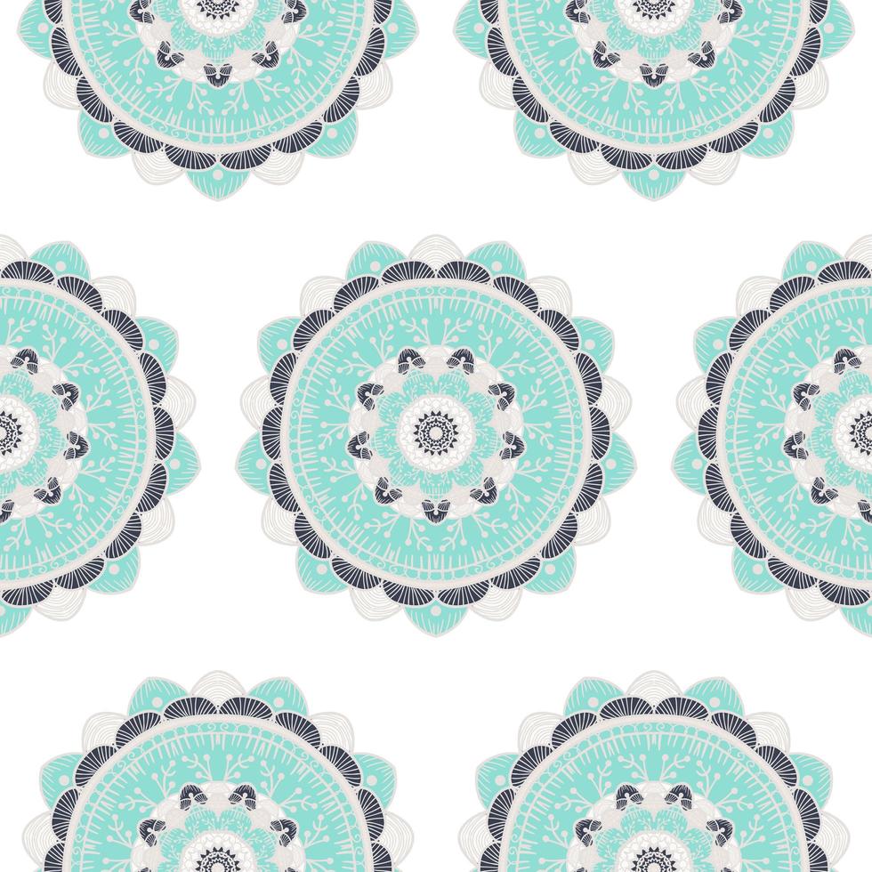 Mandala Seamless Pattern vector