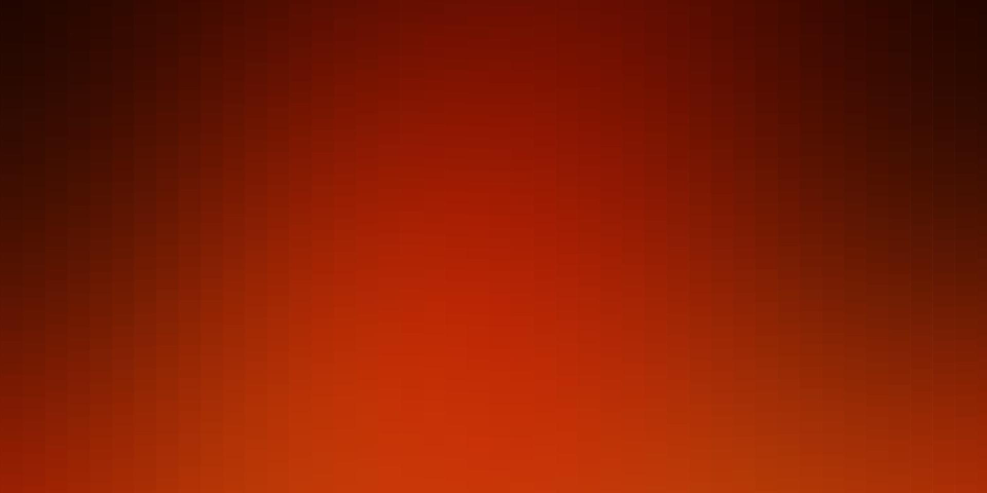 Dark Orange vector background with rectangles.