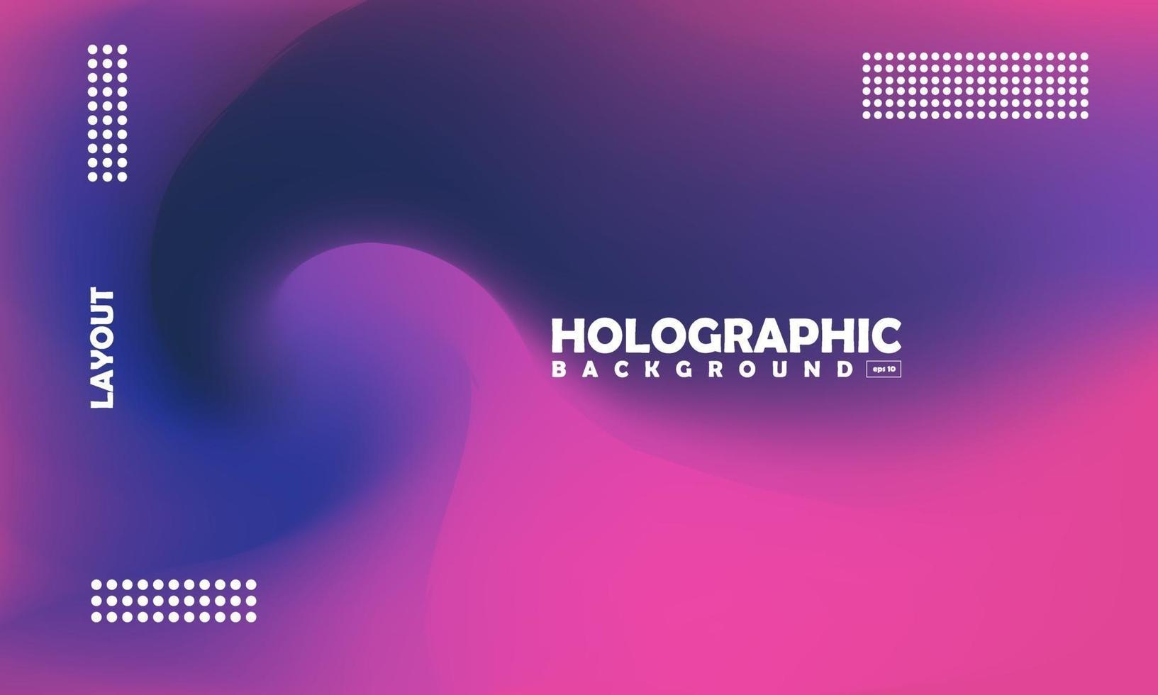 Blurred purple beautiful holographic background vector illustration