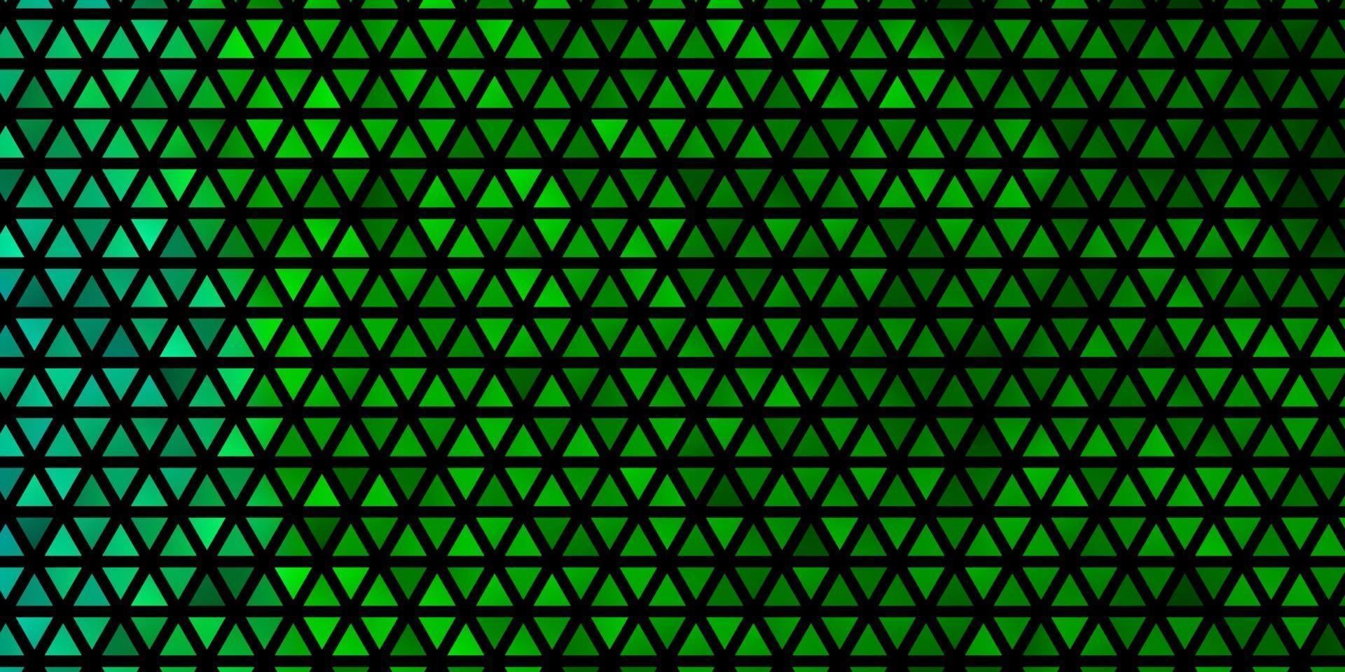 patrón de vector verde claro con estilo poligonal.