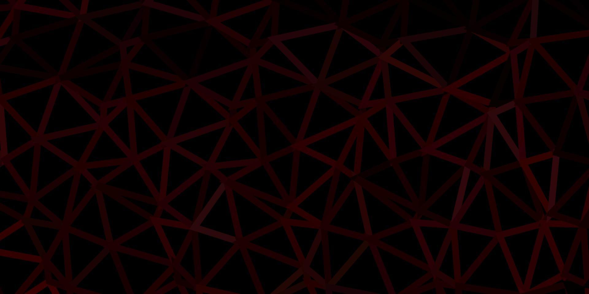 Dark red vector gradient polygon design.