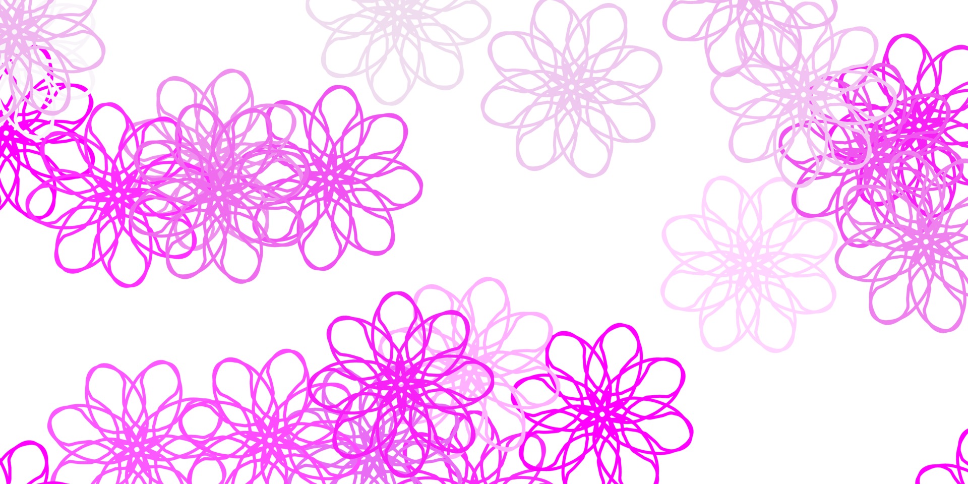 Light Purple, Pink vector natural artwork with flowers. 2000888 Vector