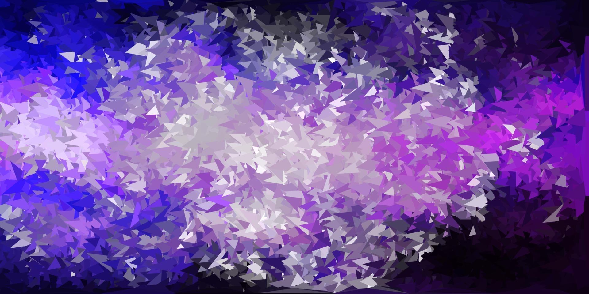 Light purple vector triangle mosaic wallpaper. 2000924 Vector Art at