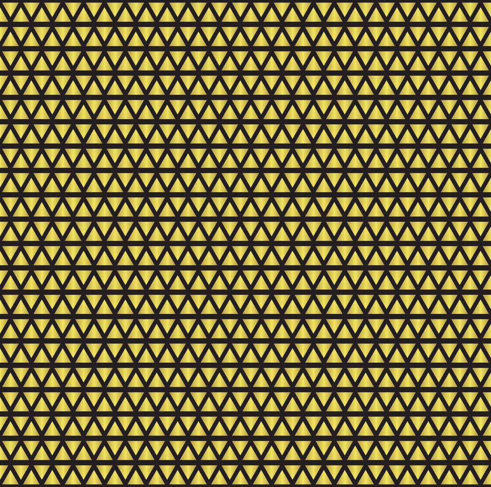Seamless geometric gold pattern vector