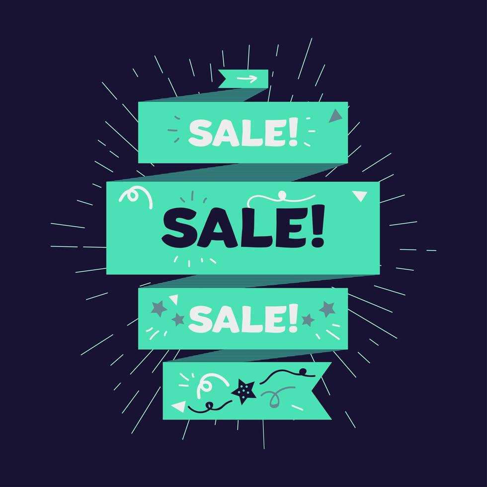 Advertising Sale Banner vector
