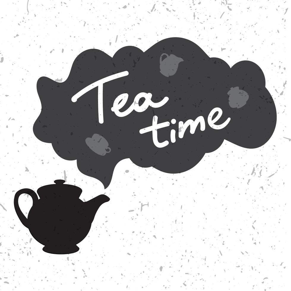 Tea Time Illustration vector