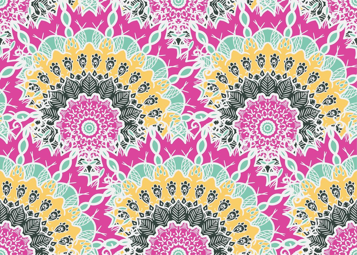 Mandala Seamless Pattern vector