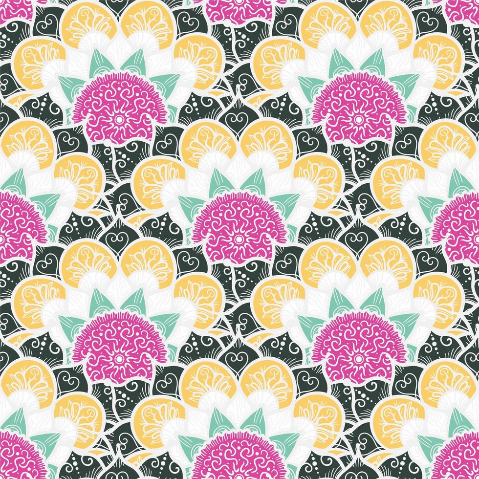 Mandala Seamless Pattern vector