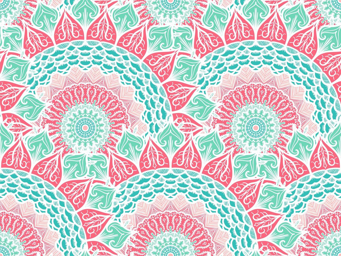 Mandala Seamless Pattern vector