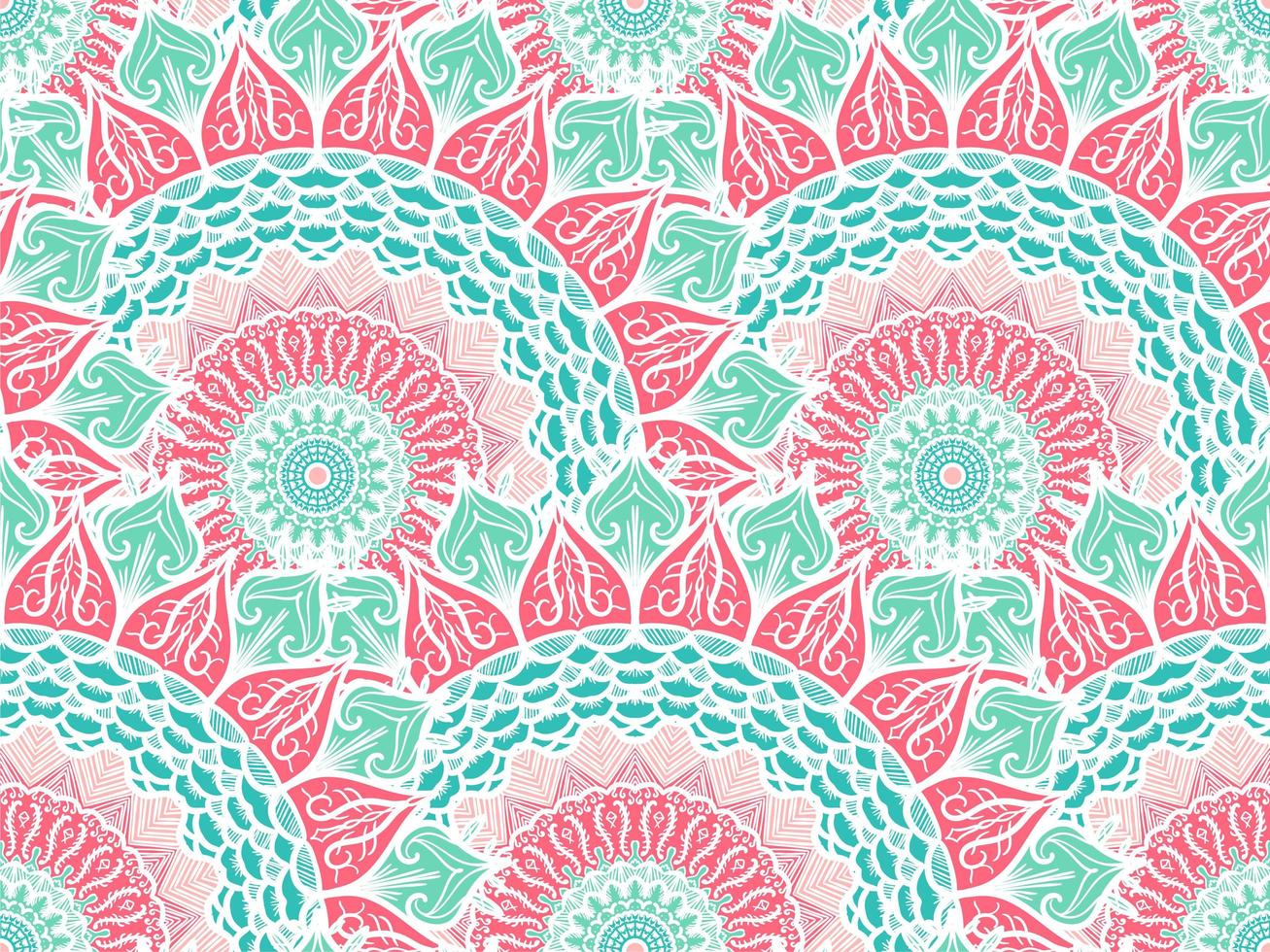 Mandala Seamless Pattern vector