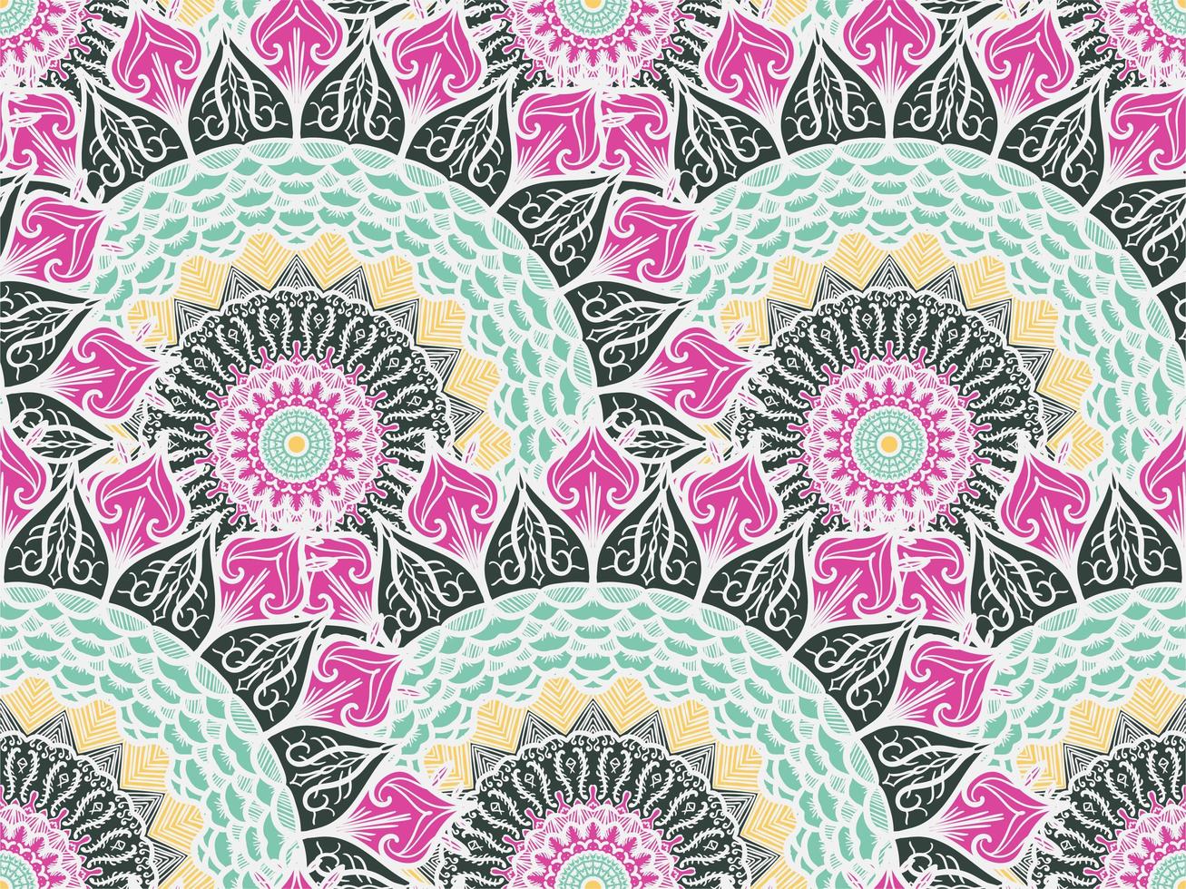 Mandala Seamless Pattern vector