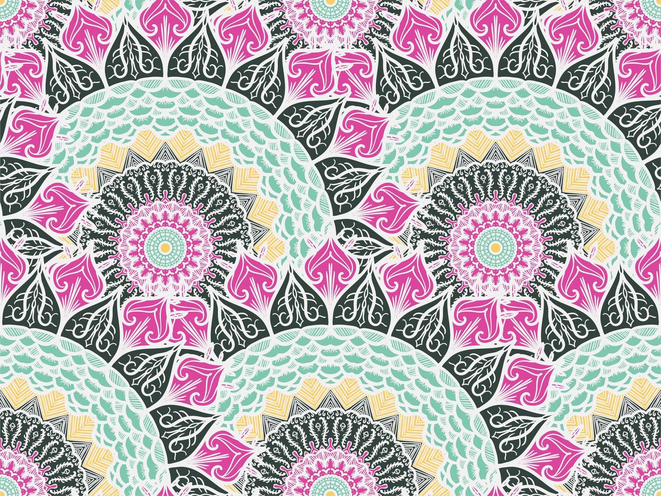 Mandala Seamless Pattern vector