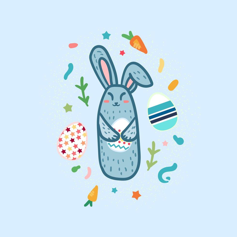 Happy Easter Rabbit vector