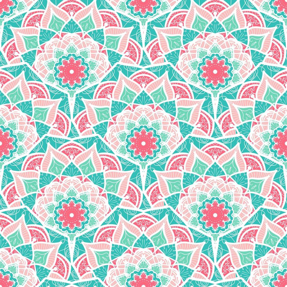 Mandala Seamless Pattern vector