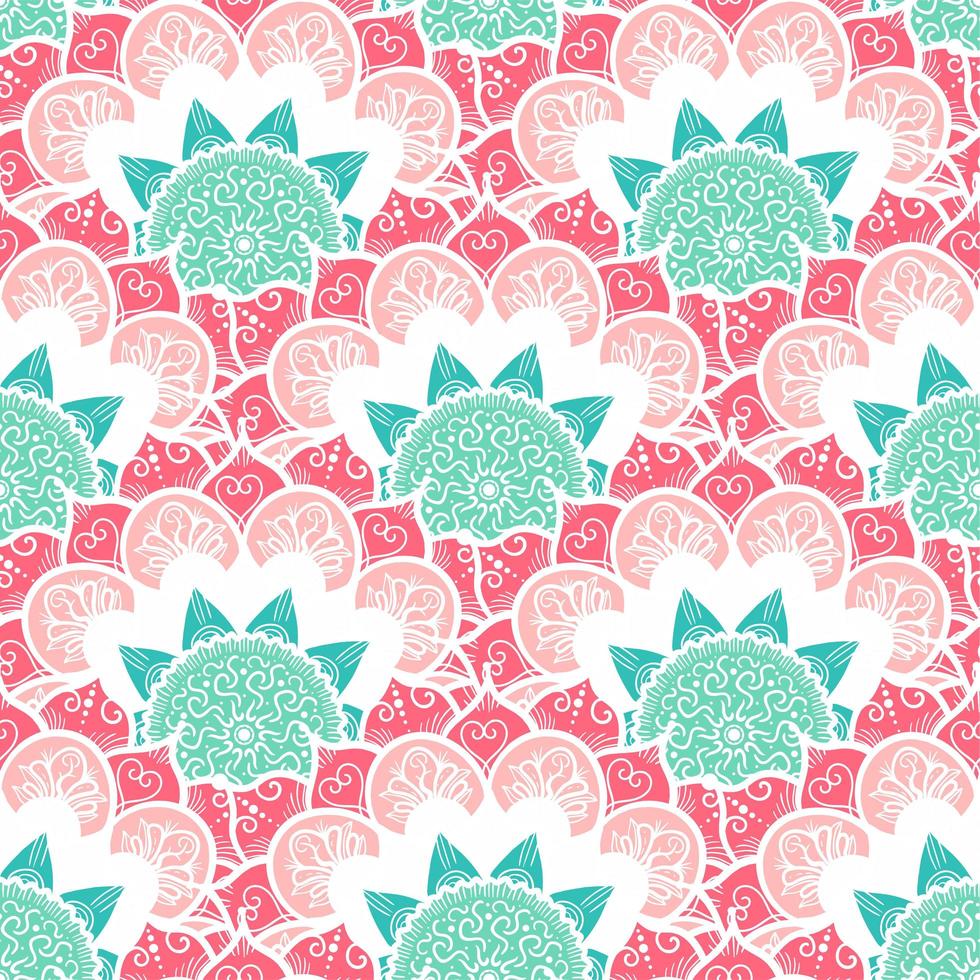 Mandala Seamless Pattern vector
