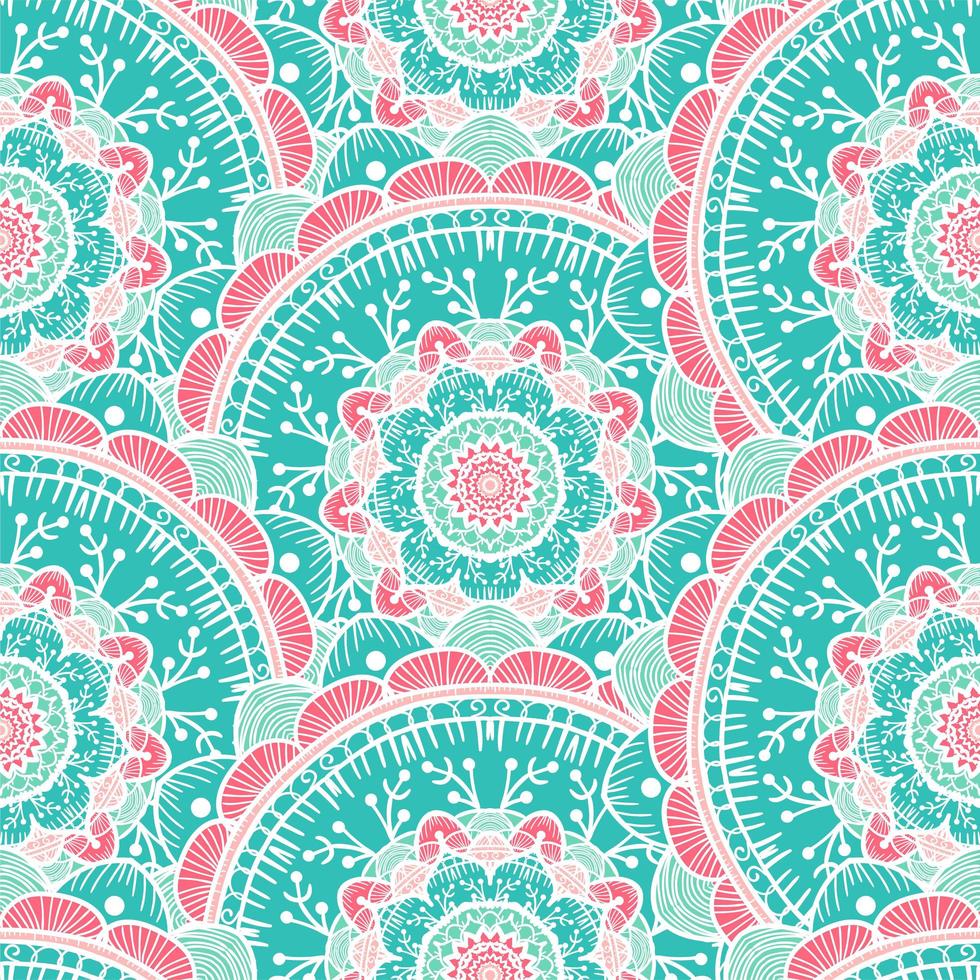 Mandala Seamless Pattern vector